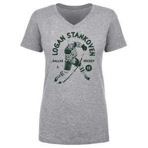 Logan Stankoven Women's V-Neck T-Shirt | 500 LEVEL