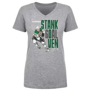 Logan Stankoven Women's V-Neck T-Shirt | 500 LEVEL