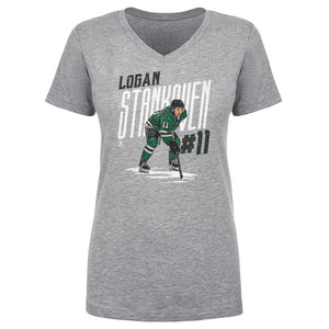 Logan Stankoven Women's V-Neck T-Shirt | 500 LEVEL