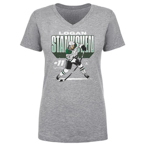 Logan Stankoven Women's V-Neck T-Shirt | 500 LEVEL