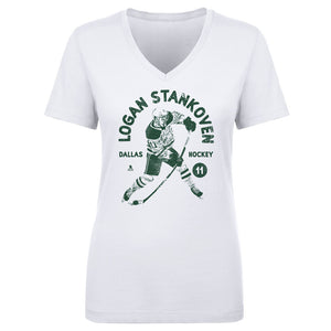 Logan Stankoven Women's V-Neck T-Shirt | 500 LEVEL